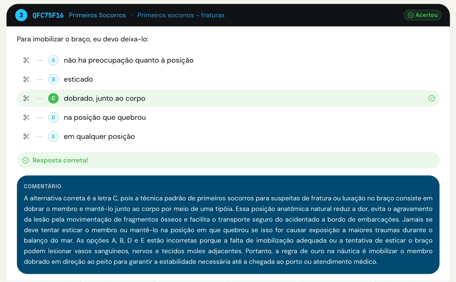 Questões comentadas